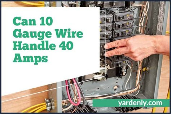 Can 8 gauge wire handle 50 amps?