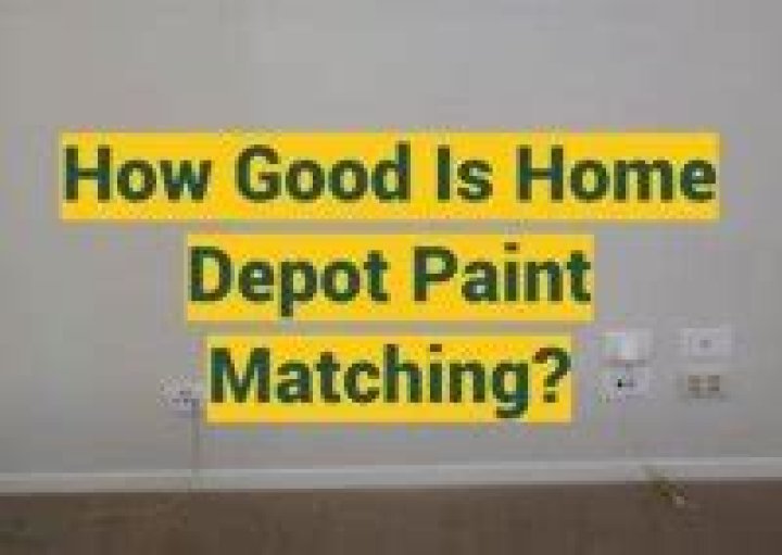 Can Home Depot match paint from a photo