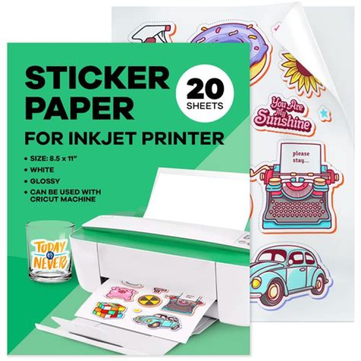 Can I draw on sticker paper?