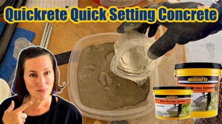 Can I mix quikrete in the hole?