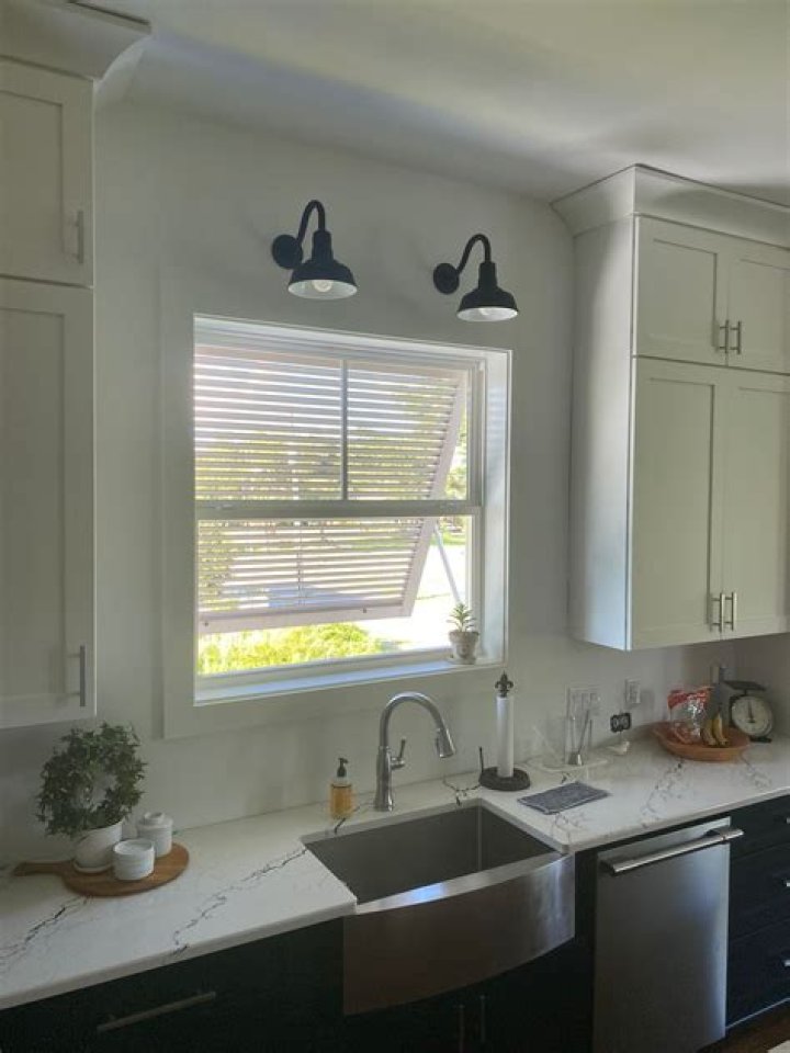 Can lights over kitchen sink?