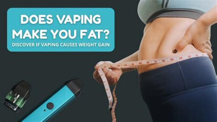 Can vaping help with weight loss