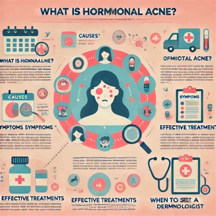 Can you get hormonal acne on your forehead?