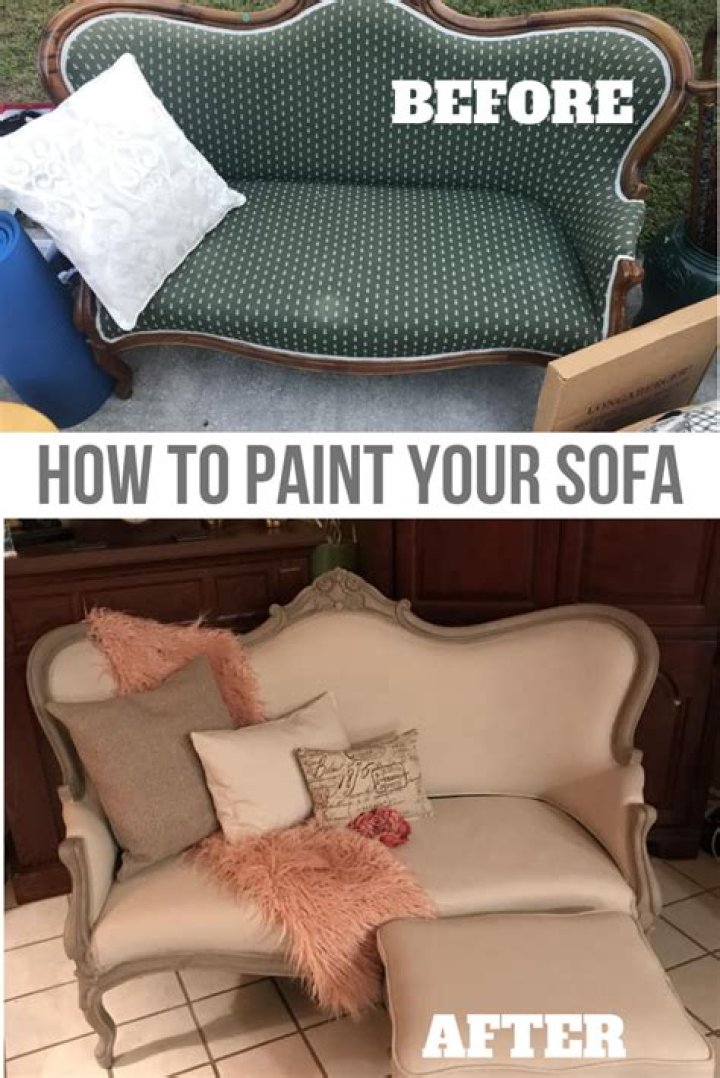 Can you paint a fabric sofa?
