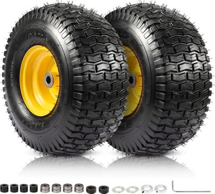 Can you put a tube in a tubeless lawn tractor tire?