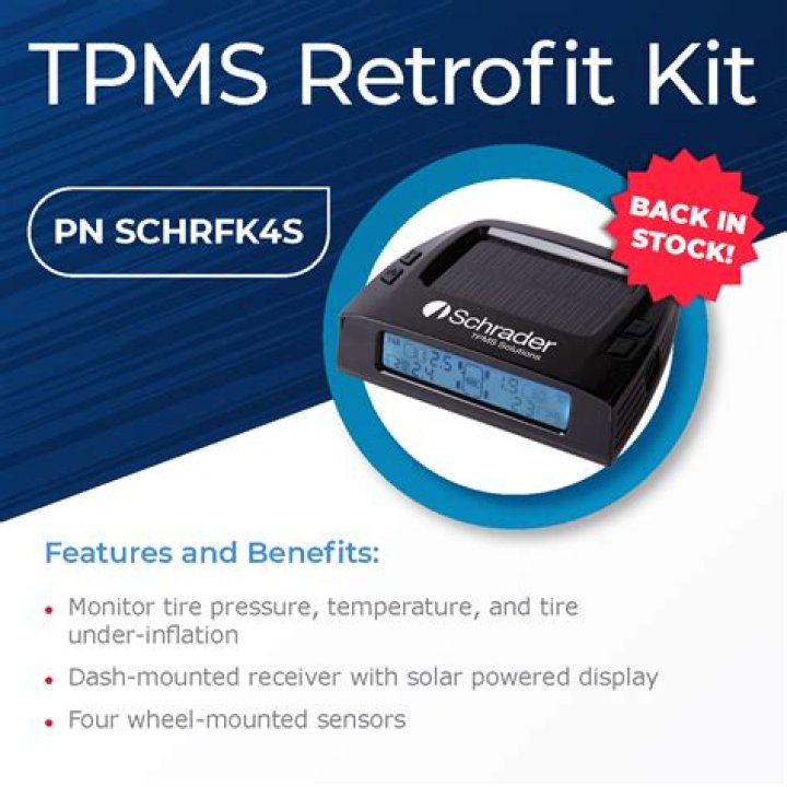Can you retrofit TPMS?