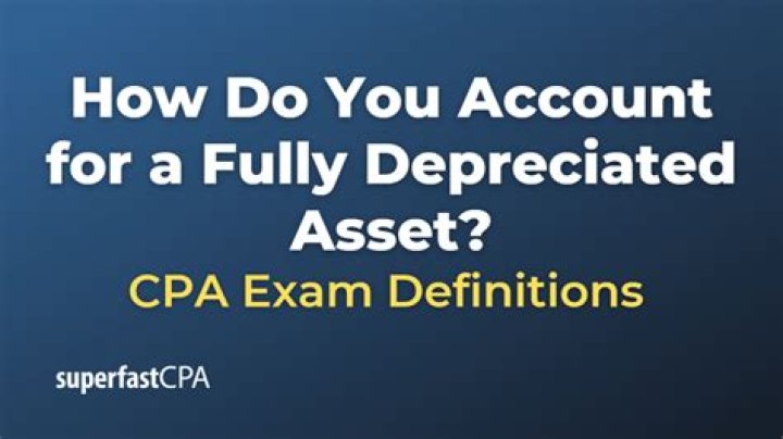 Can you sell a fully depreciated asset