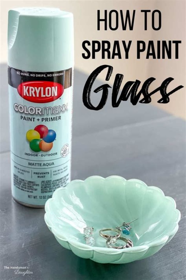 Can you spray paint glass ornaments