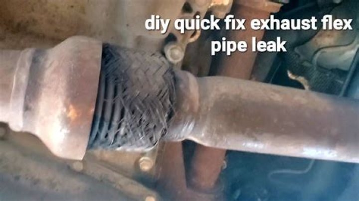 Can you use exhaust wrap to fix leak?