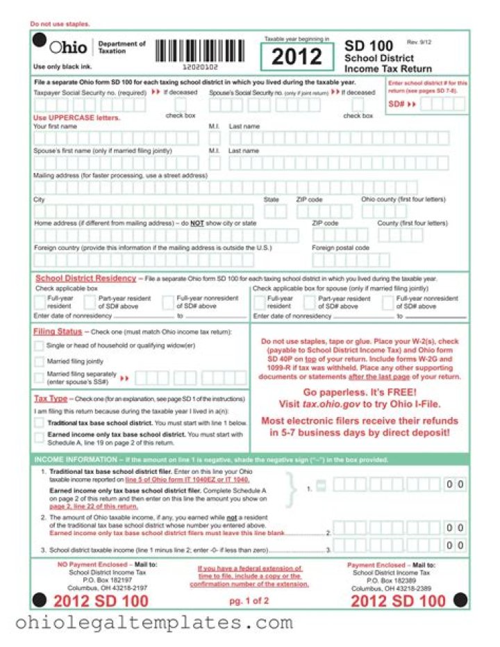 Do I need to file Form SD 100?