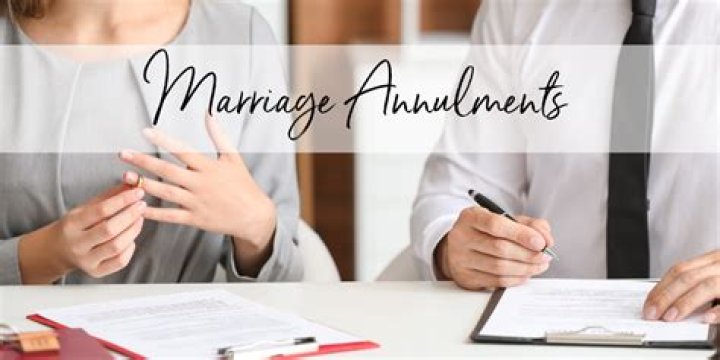 Do marriage annulments show up on records?