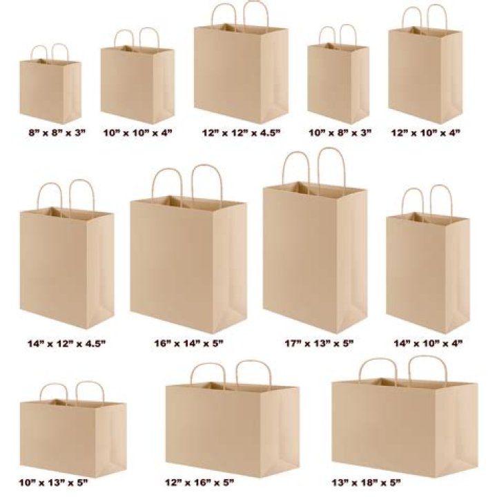 How big is a 6 paper bag?