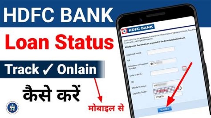 How can I check my HDFC personal loan status?