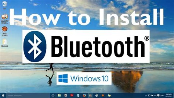 How can I install Bluetooth software in my laptop?