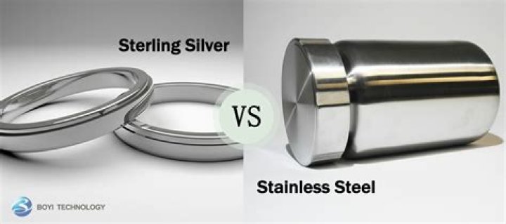 How can you tell the difference between stainless steel and silver?