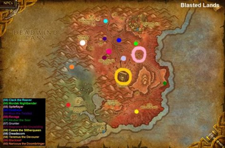 How do Horde get to Blasted Lands?