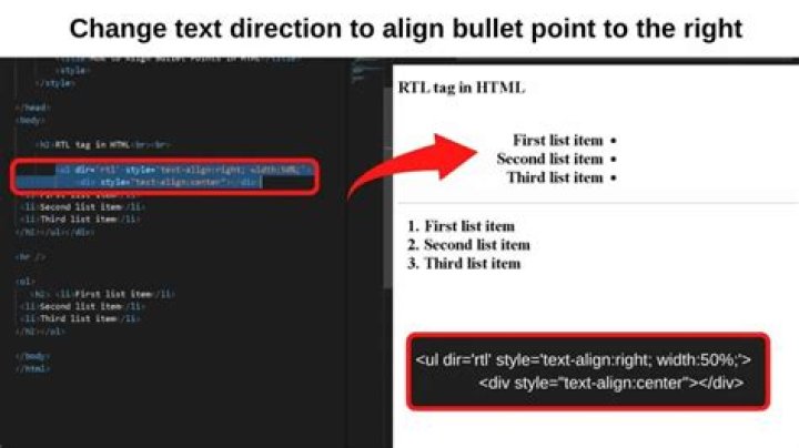 How do I align text in ul li?