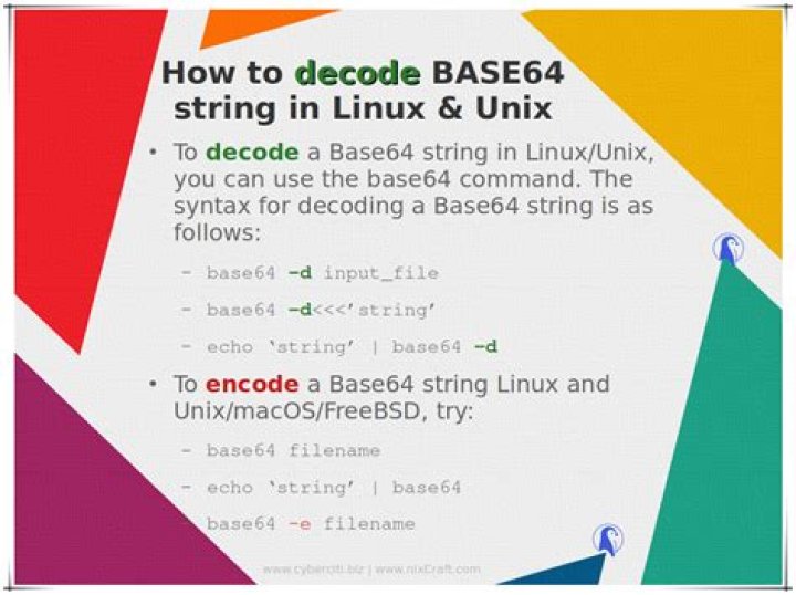 How do I decode a base64 encoded file in Linux?