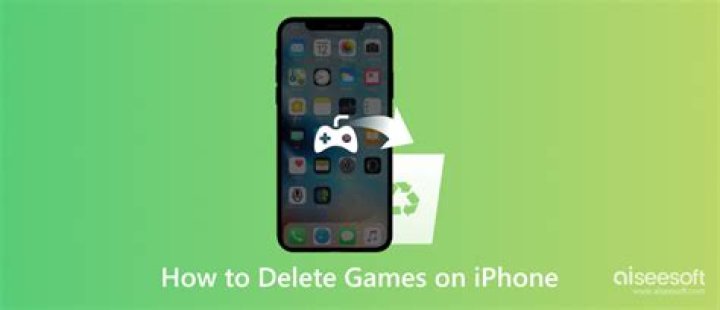 How do I delete my games on my phone?