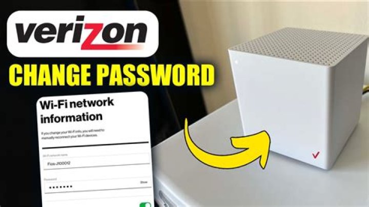 How do I find my Verizon network password?