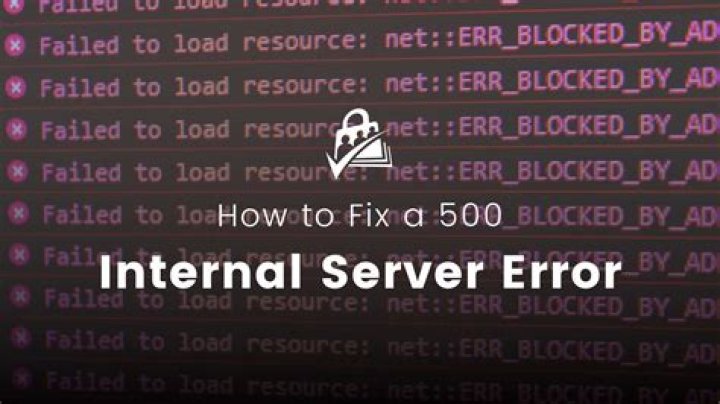 How do I fix a 500 internal server error on my WordPress site?
