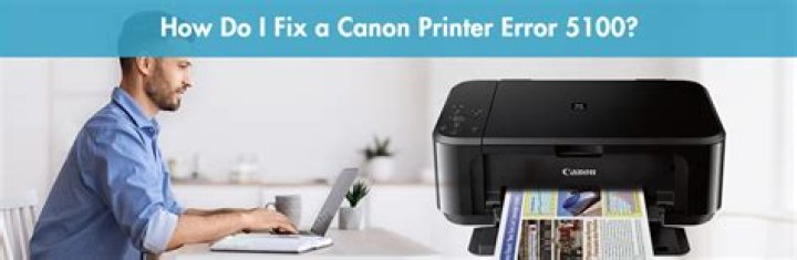 How do I fix a Canon printer error 5100?
