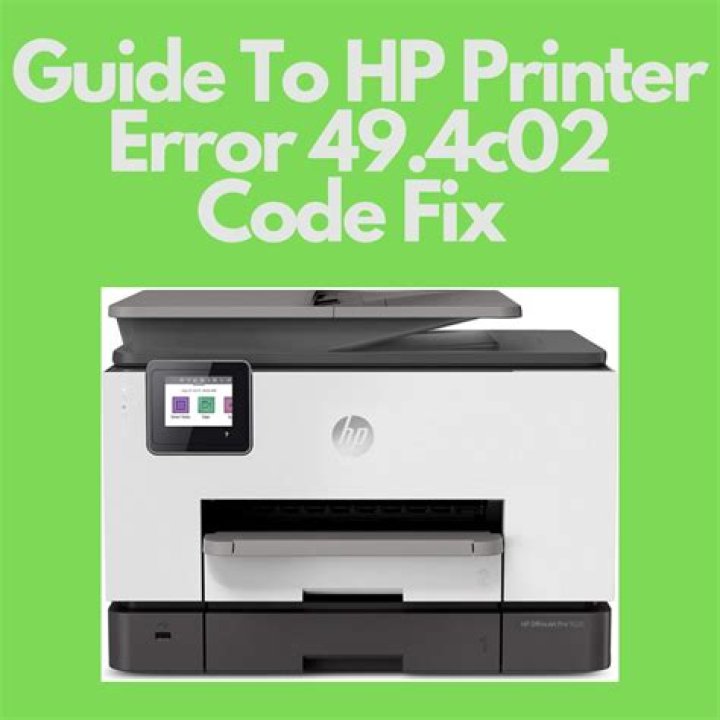 How do I fix Error 49 on HP printer?