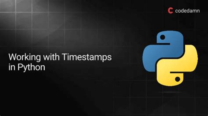 How do I get the current timestamp in python