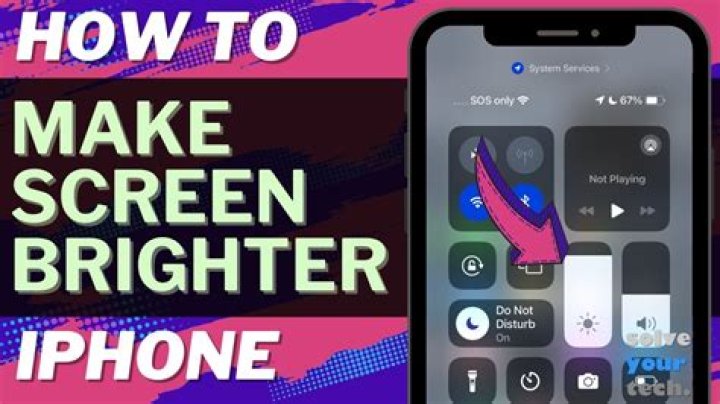 How do I make my Apple cinema screen brighter?