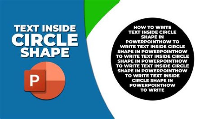 How do I make text in a circle shape?