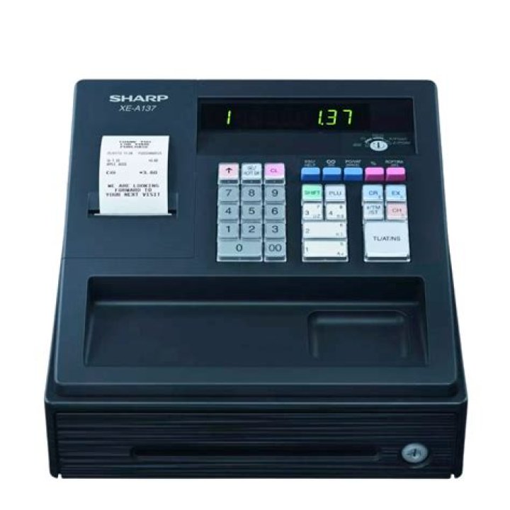 How do I reset my sharp cash register?
