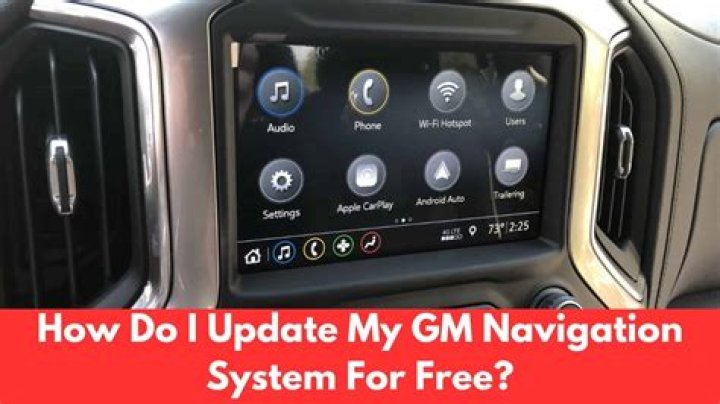How do I update my 2015 Silverado navigation?