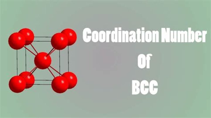 How do you calculate BCC coordination number?