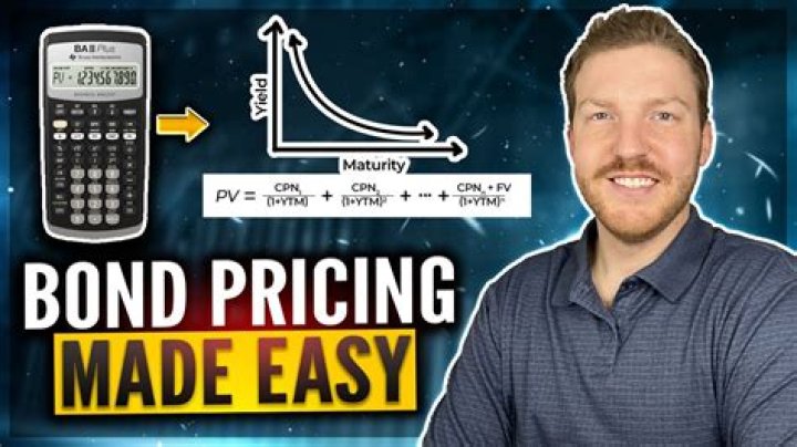 How do you calculate bond price?