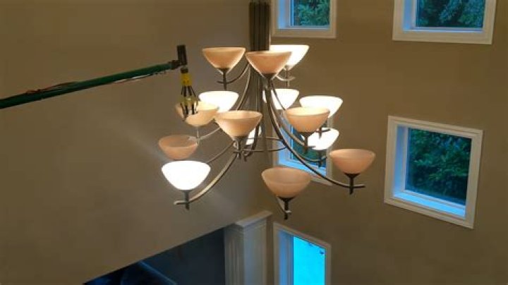 How do you change a chandelier light