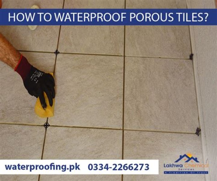 How do you clean porous ceramic tiles?