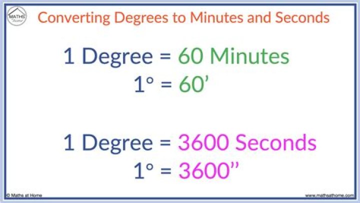 How do you convert degrees to degrees minutes seconds?