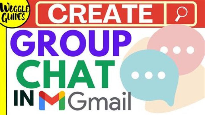 How do you create a group chat on Gmail?