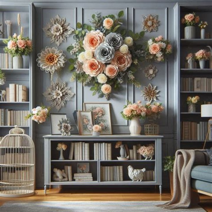 How do you decorate with artificial flowers?
