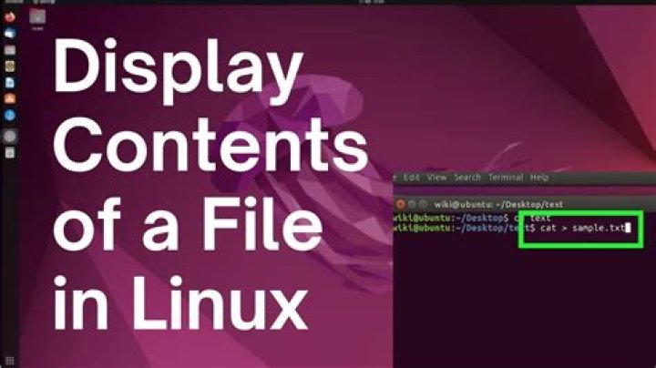How do you display the contents of a directory in Linux?