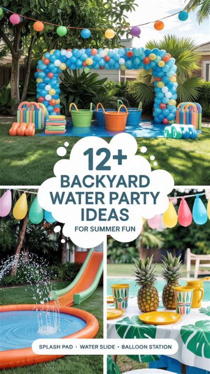 How do you do a water party?