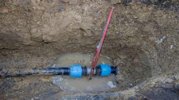 How do you find a leak in a underground water line