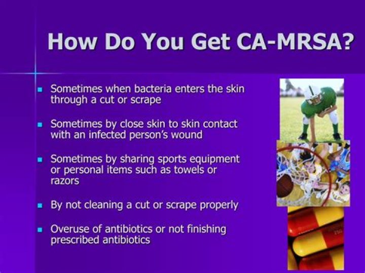 How do you get CA-MRSA?