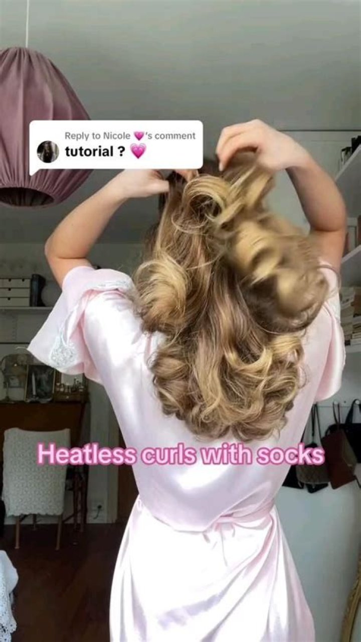 How do you get curls on Pinterest?