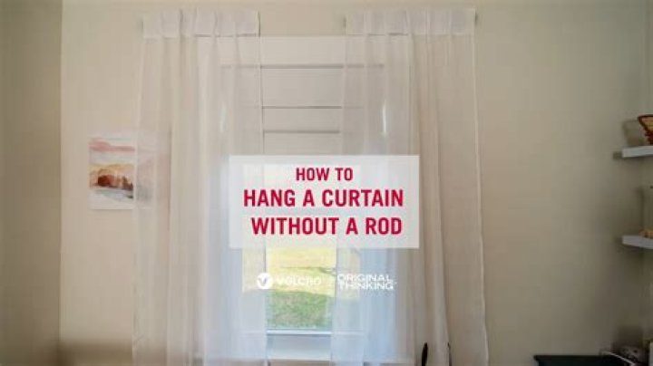 How do you hang a Roman blind on the wall?