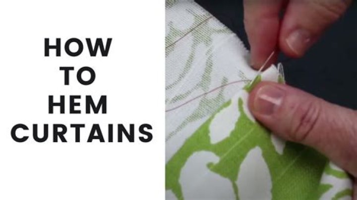 How do you hem a blouse by hand?
