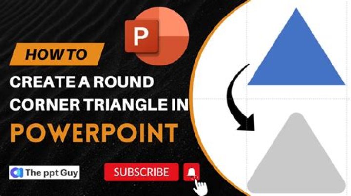 How do you make a 3D triangle in PowerPoint?