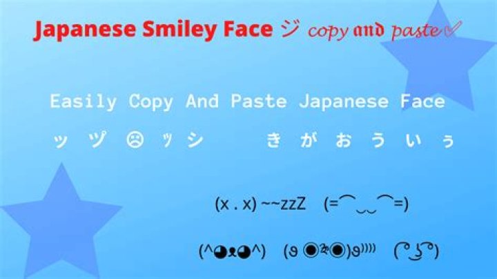 How do you make a Japanese smiley face on the Keyboard?