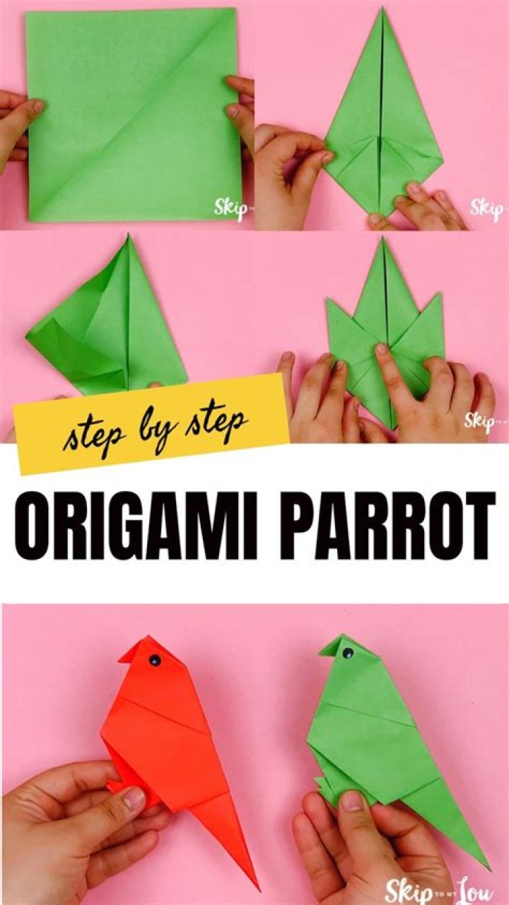 How do you make an origami parrot?
