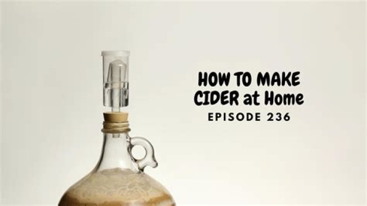How do you make dry cider at home?